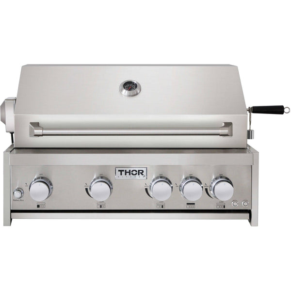 Thor Kitchen 32in Built-In 4-Burner Gas Grill with Rotisserie MK04SS304 IMAGE 1