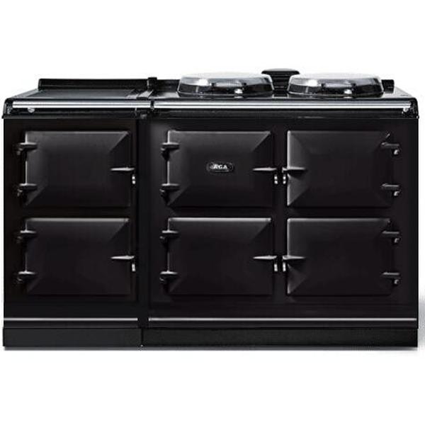 AGA 60in eR7 150 Classic Electric Range with Induction Hotcupboard AER7560IBLK IMAGE 1