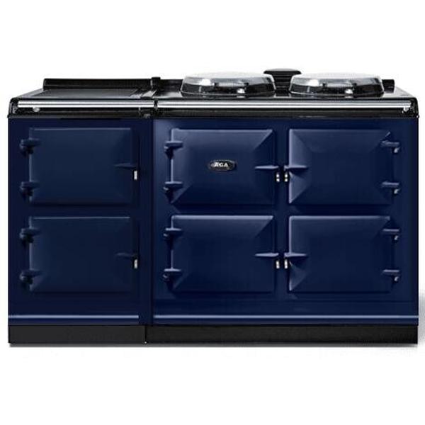 AGA 60in eR7 150 Classic Electric Range with Warming Plate Hotcupboard AER7560WDBL IMAGE 1