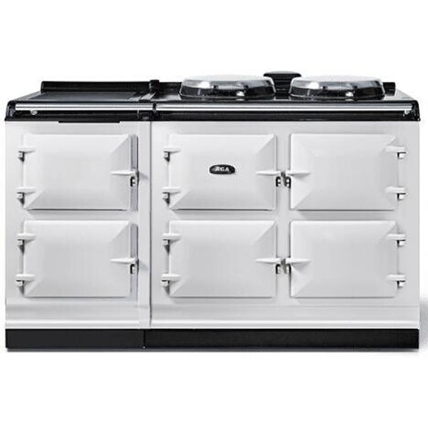 AGA 60in eR7 150 Classic Electric Range with Warming Plate Hotcupboard AER7560WPAS IMAGE 1