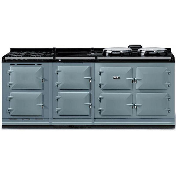 AGA 83in eR7 210 Classic Electric Range with Hotcupboard & Dual Fuel Module AER7783WGLPDAR IMAGE 1