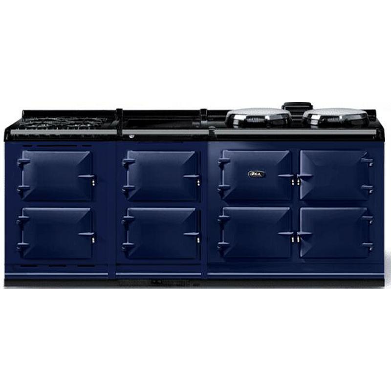 AGA 83in eR7 210 Classic Electric Range with Hotcupboard & Dual Fuel Module AER7783WGDBL IMAGE 1