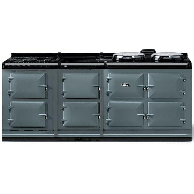 AGA 83in eR7 210 Classic Electric Range with Hotcupboard & Dual Fuel Module AER7783WGSLT IMAGE 1