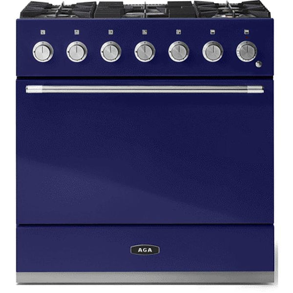 AGA 36-inch Mercury Dual Fuel Range with True European Twin Fan Convection AMC36DF-BBY IMAGE 1