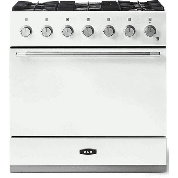 AGA 36-inch Mercury Dual Fuel Range with True European Twin Fan Convection AMC36DF-SNW IMAGE 1