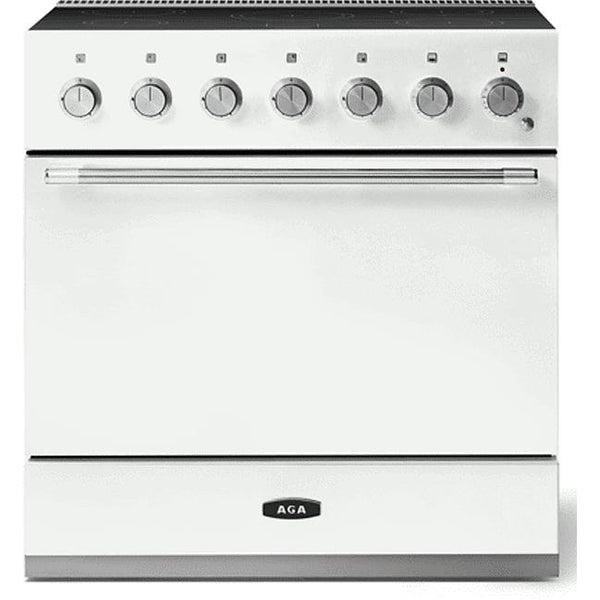 AGA 36-inch Mercury Induction Range with True European Twin Fan Convection AMC36IN-SNW IMAGE 1