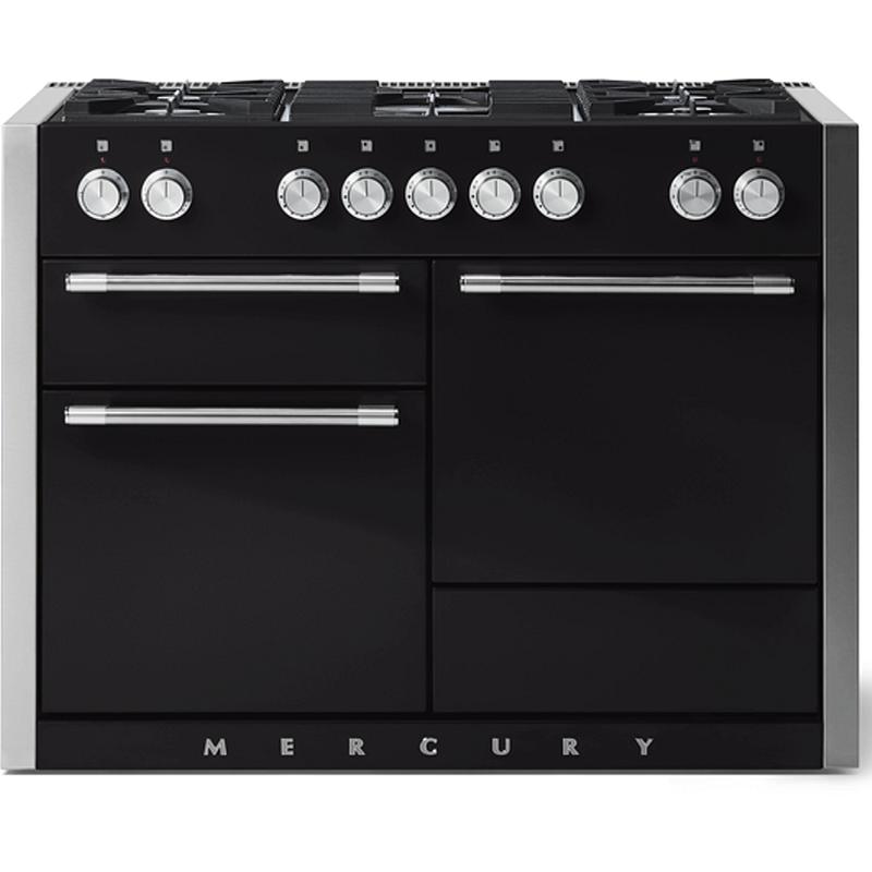 AGA 48-inch Mercury Dual Fuel Range with True European Convection AMC48DF-ABL IMAGE 1