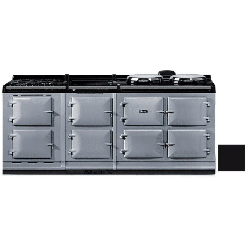 AGA 83in R7 210 Classic Electric Range with Hotcupboard & Dual Fuel Module AR7783WGBLK IMAGE 1