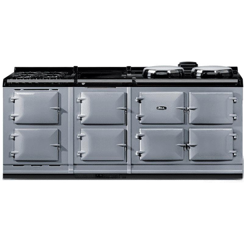 AGA 83in R7 210 Classic Electric Range with Hotcupboard & Dual Fuel Module AR7783WGLPDVE IMAGE 1