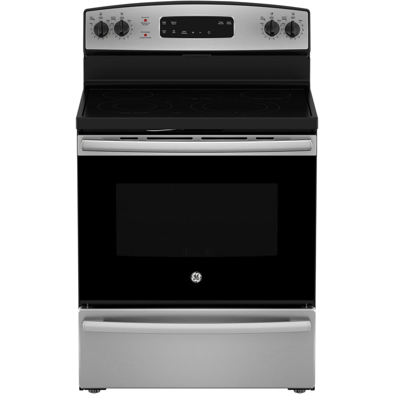 GE 30-inch Freestanding Electric Range JCBS630SVSS IMAGE 1