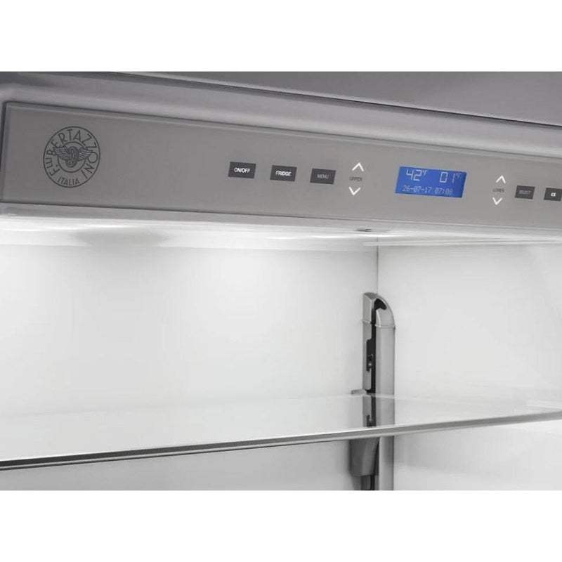 Bertazzoni 36-inch, 19.6 cu. ft. Built-in Bottom Freezer Refrigerator with Digital Display REF36BMBIPLT IMAGE 2