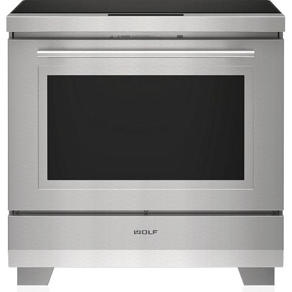 Wolf 36-inch Freestanding Induction Electric Range with Wi-Fi Connect IR36550/S/P IMAGE 1