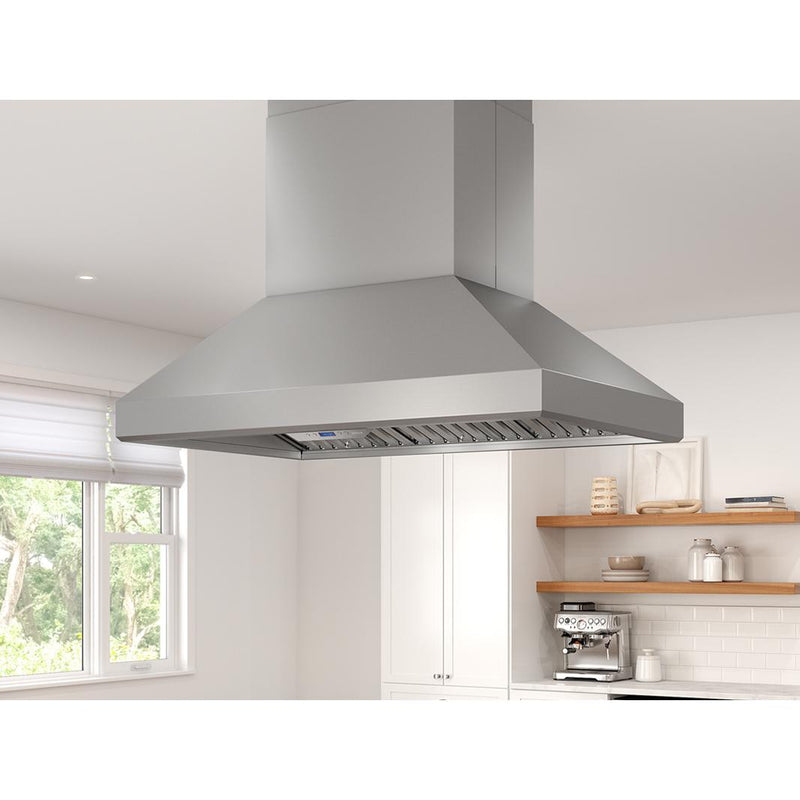 Zephyr 54-inch Pro Titan Series Island Hood AK7754BS IMAGE 4