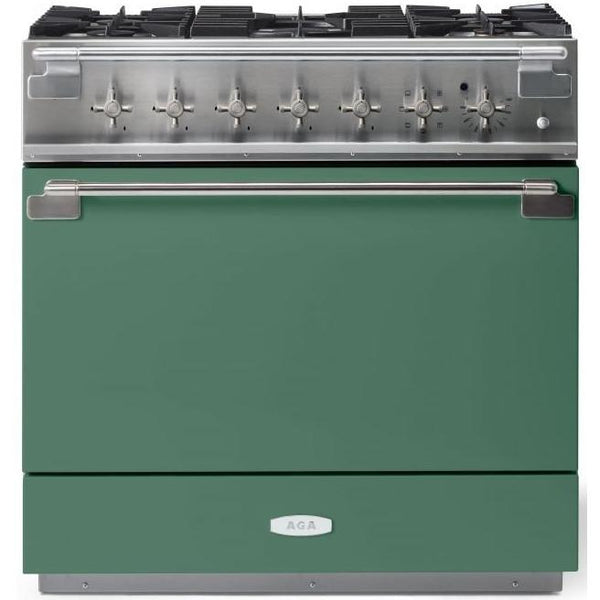 AGA 36-in Elise Freestanding Dual Fuel Range with True European Convection AEL361DFMG IMAGE 1