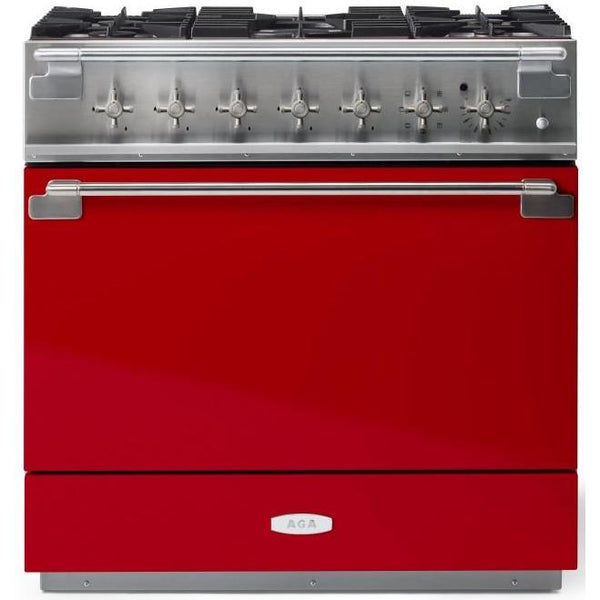 AGA 36-in Elise Freestanding Dual Fuel Range with True European Convection AEL361DFPCR IMAGE 1