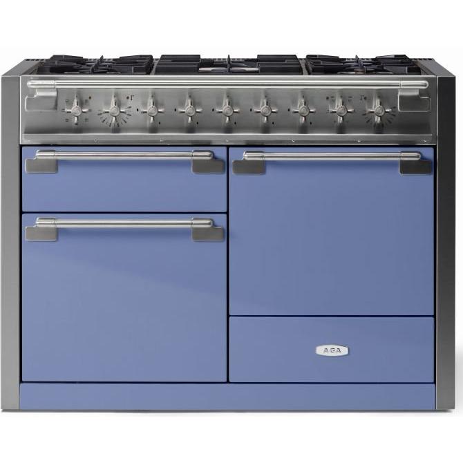 AGA 48-inch Elise Dual Fuel Range with True European convection AEL481DFCBB IMAGE 1