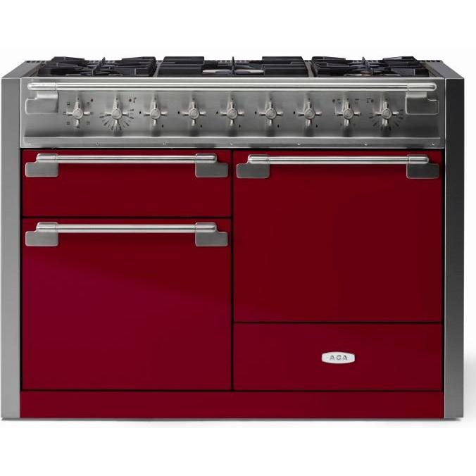 AGA 48-inch Elise Dual Fuel Range with True European convection AEL481DFCNB IMAGE 1