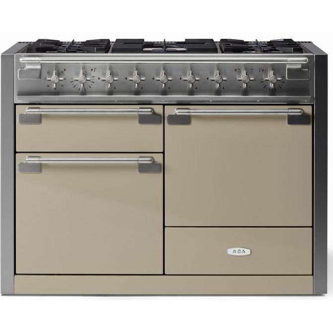 AGA 48-inch Elise Dual Fuel Range with True European convection AEL481DFFWN IMAGE 1