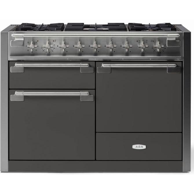 AGA 48-inch Elise Dual Fuel Range with True European convection AEL481DFSLT IMAGE 1