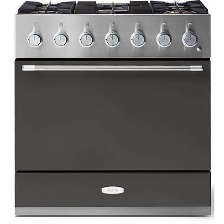 AGA 36-inch Mercury Dual Fuel Range with True European Twin Fan Convection AMC36DF-SLT IMAGE 1