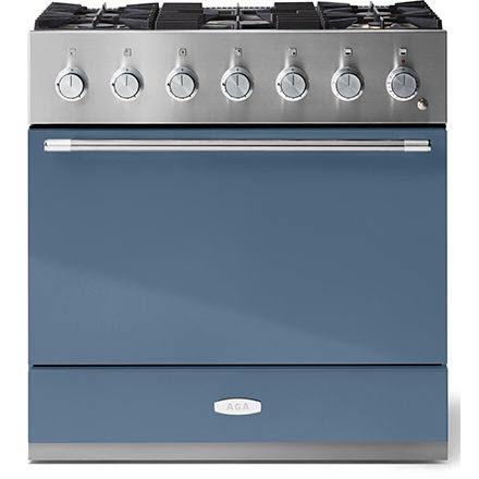 AGA 36-inch Mercury Dual Fuel Range with True European Twin Fan Convection AMC36DF-STB IMAGE 1