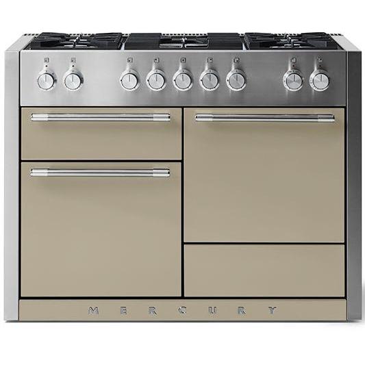 AGA 48-inch Mercury Dual Fuel Range with True European Convection AMC48DF-FWN IMAGE 1