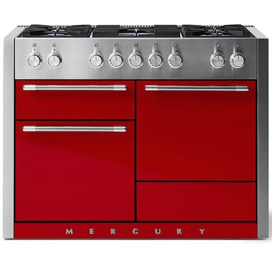 AGA 48-inch Mercury Dual Fuel Range with True European Convection AMC48DF-PCR IMAGE 1