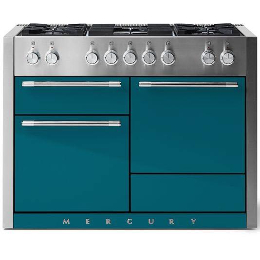 AGA 48-inch Mercury Dual Fuel Range with True European Convection AMC48DF-SAL IMAGE 1