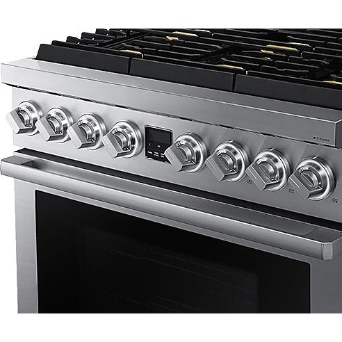 Dacor 36-inch Freestanding Gas Range with Perma-Flame™ DOP36T86GLS/DA IMAGE 4