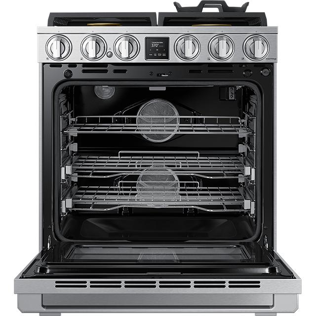 Dacor 30-inch Freestanding Gas Range with Convection Technology DOP30T840GS/DA IMAGE 3