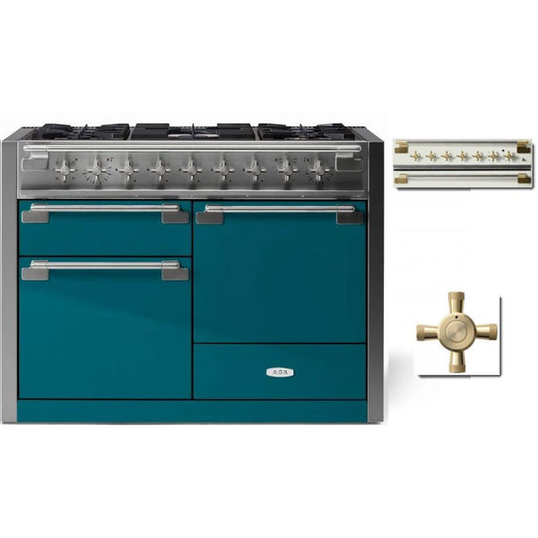 AGA 48-inch Elise Dual Fuel Range with True European convection AEL481DFABSAL IMAGE 1