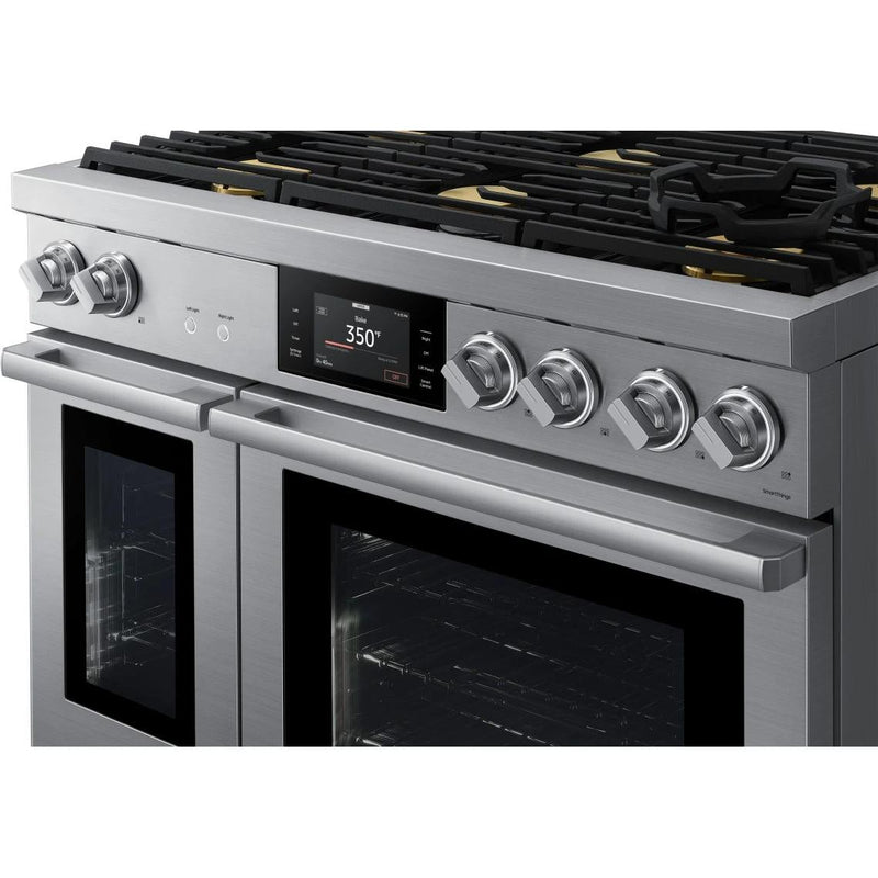 Dacor 48-inch Freestanding Dual Fuel Range with 7" LCD Control Panel DOP48T960DS/DA IMAGE 4