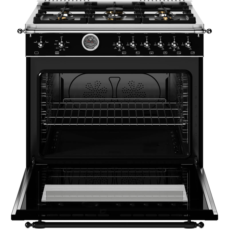 Bertazzoni 36-inch Freestanding Gas Range HER366BCFGMNET IMAGE 2