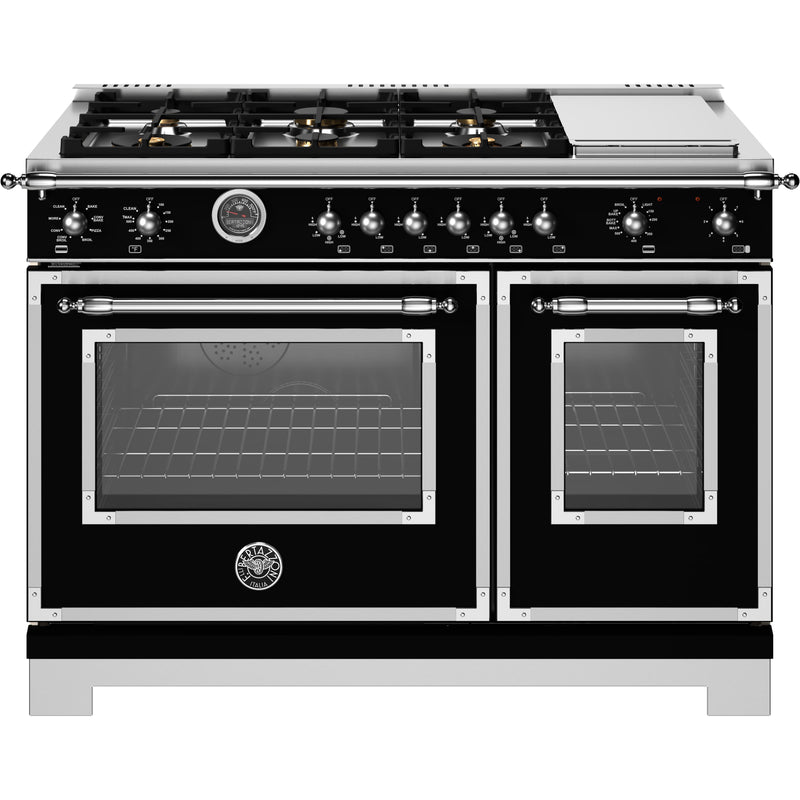 Bertazzoni 48-inch Freestanding Dual Fuel Range HER486BTFEPNET IMAGE 1