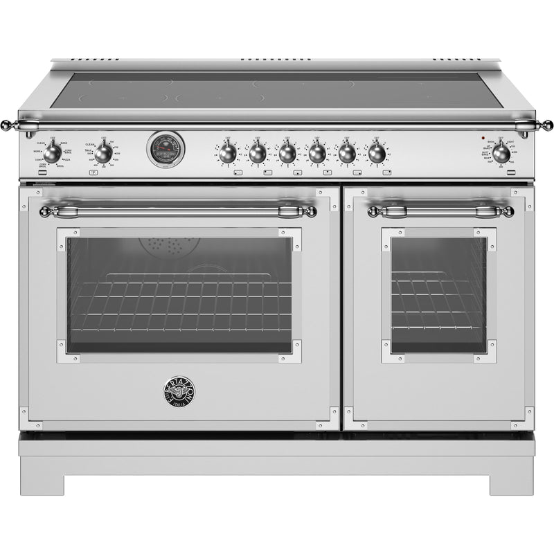 Bertazzoni 48-inch Freestanding Induction Range HER486IGFEPXT IMAGE 1