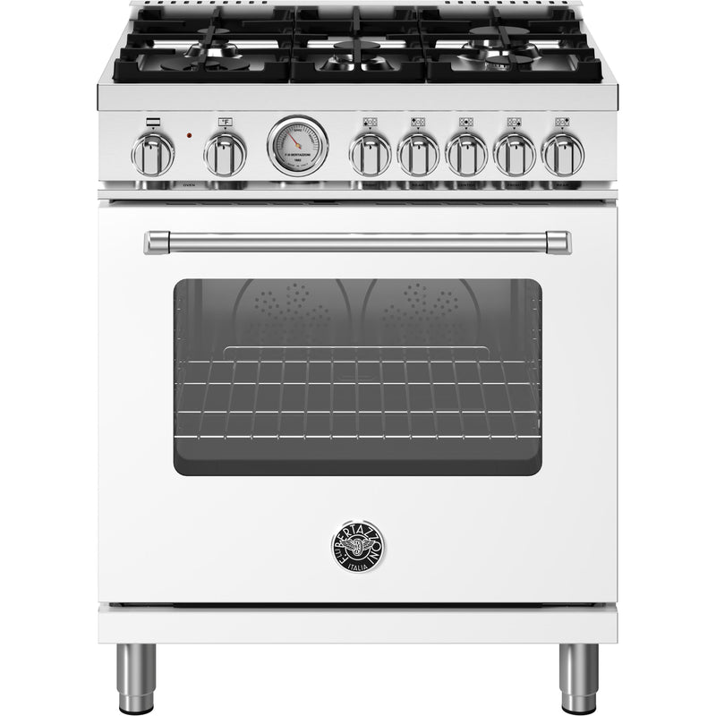 Bertazzoni 30-inch Freestanding Dual Fuel Range MAS305DFMBIV IMAGE 1