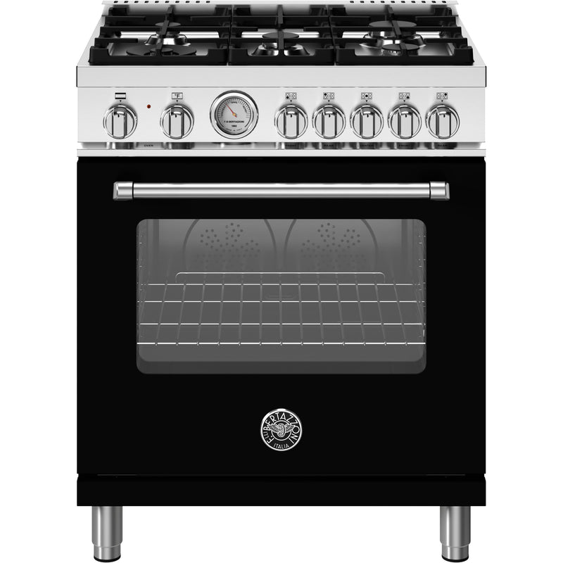 Bertazzoni 30-inch Freestanding Dual Fuel Range MAS305DFMNEV IMAGE 1