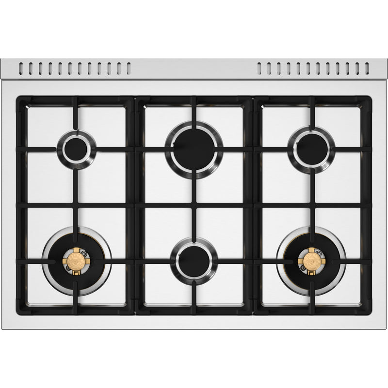 Bertazzoni 36-inch Freestanding Dual-Fuel Range MAS366BCFEPXT IMAGE 3