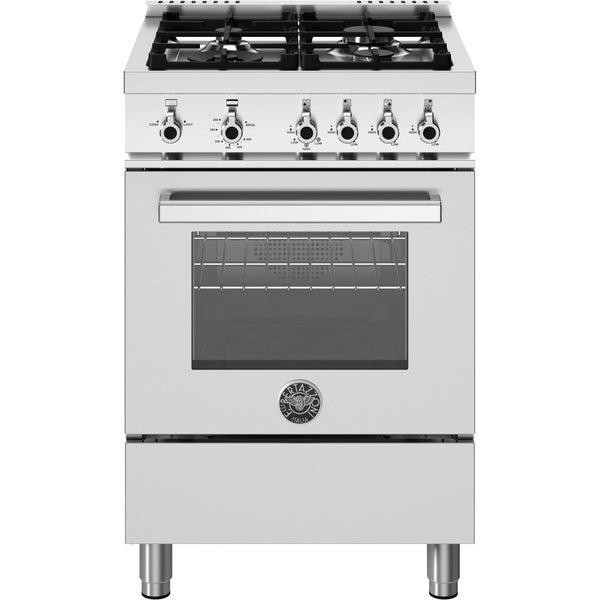 Bertazzoni 24-inch Freestanding Gas Range PRO244GASXV IMAGE 1