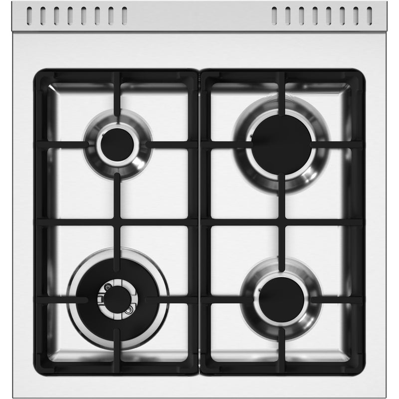 Bertazzoni 24-inch Freestanding Gas Range PRO244GASXVLP IMAGE 3