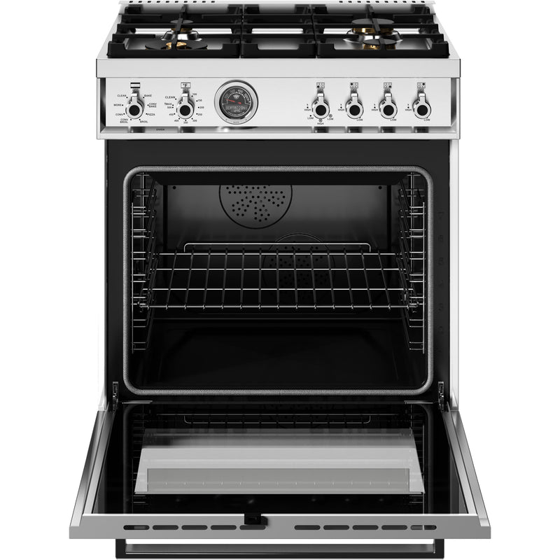 Bertazzoni 30-inch Freestanding Dual Fuel Range PRO304BFEPBIT IMAGE 2