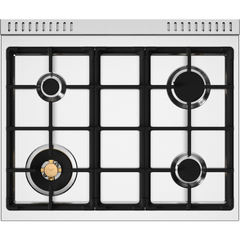 Bertazzoni 30-inch Freestanding Dual Fuel Range PRO304BFEPBIT IMAGE 3