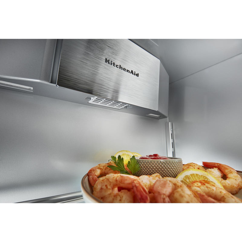 KitchenAid 25.5 cu. ft. Built-in Side-by-Side Refrigerator with Internal Ice Maker KBSN702MPA IMAGE 3