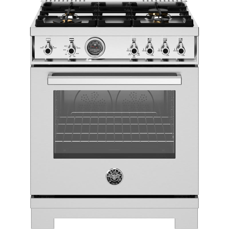 Bertazzoni 30-inch Freestanding Gas Range PRO304BFGMXT IMAGE 1