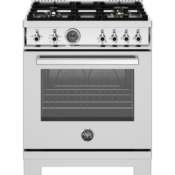 Bertazzoni 30-inch Freestanding Gas Range PRO304BFGMXTLP IMAGE 1