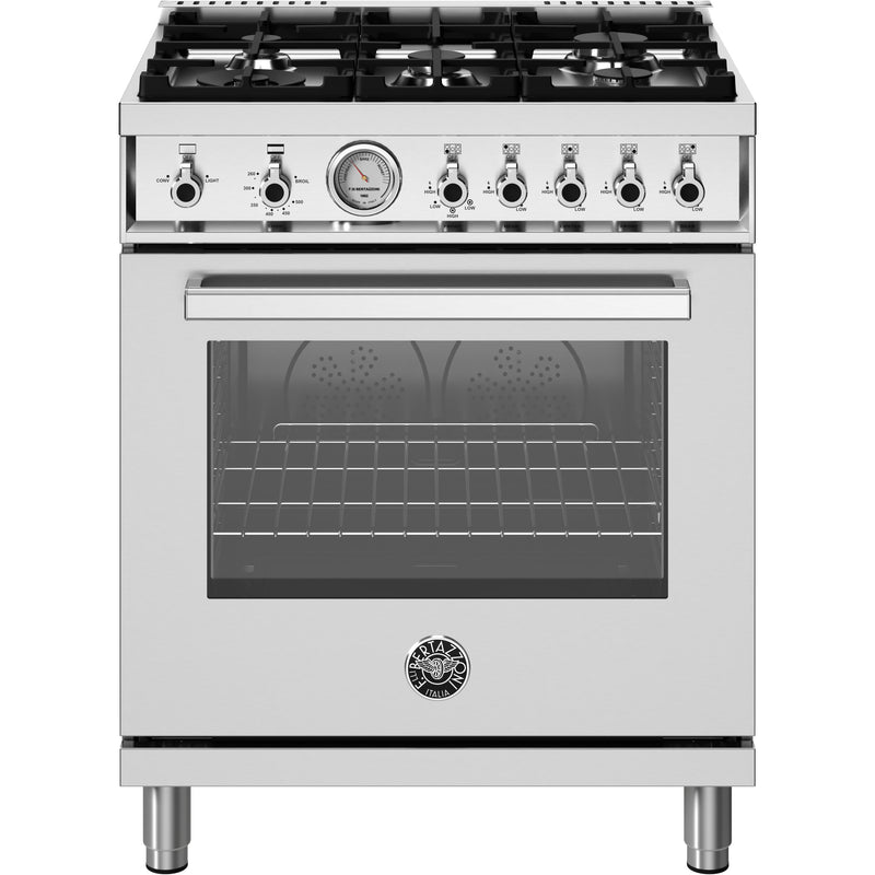 Bertazzoni 30-inch Freestanding Gas Range PRO305GASXV IMAGE 1