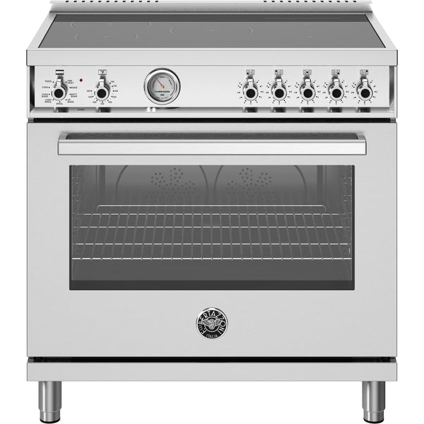 Bertazzoni 36-inch Freestanding Induction Range PRO365INMXV IMAGE 1