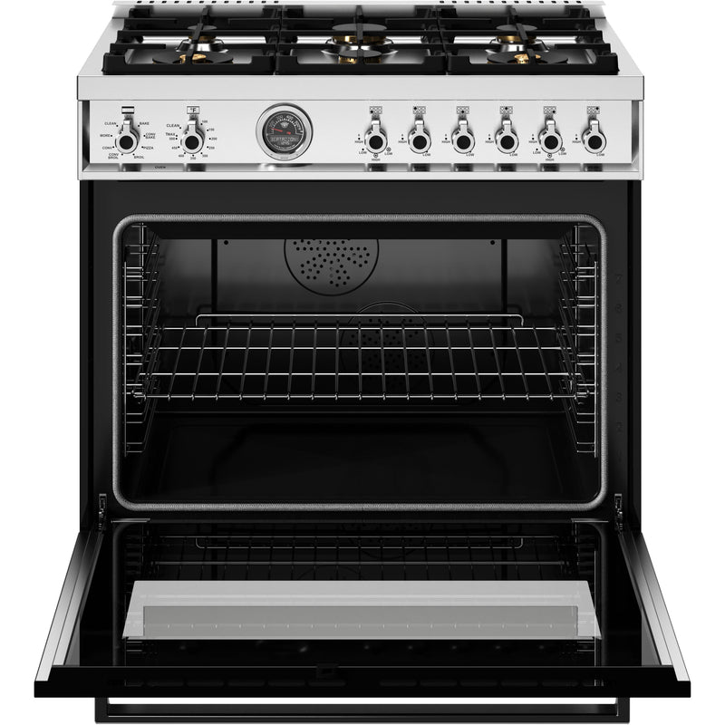 Bertazzoni 36-inch Freestanding Dual-Fuel Range PRO366BCFEPNET IMAGE 2