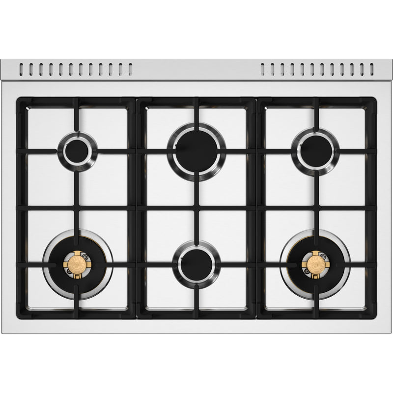 Bertazzoni 36-inch Freestanding Gas Range PRO366BCFGMGIT IMAGE 3