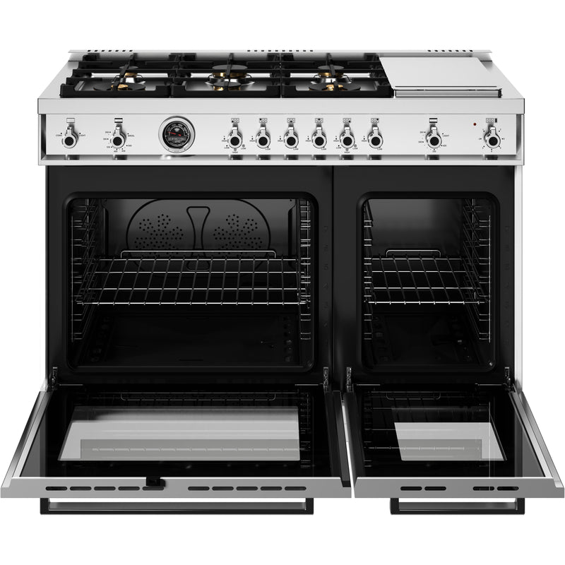 Bertazzoni 48-inch Freestanding Gas Range PRO486BTFGMBIT IMAGE 2